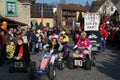 Street procession at the German carnival Fastnacht Royalty Free Stock Photo