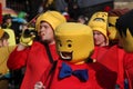 Street procession at the German carnival Fastnacht Royalty Free Stock Photo