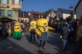 Street procession at the German carnival Fastnacht Royalty Free Stock Photo