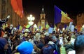 Street protests in Romania Royalty Free Stock Photo