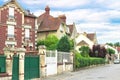 Street provincial european town. Royalty Free Stock Photo