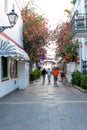 Street in Puerto Mogan Royalty Free Stock Photo