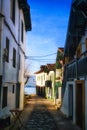 street in Puerto Viejo of Algorta in Getxo Royalty Free Stock Photo