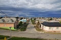 The street in Punta Arenas, Patagonia, Chile