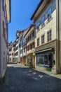 Street in Rapperswil, Switzerland Royalty Free Stock Photo