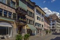 Street in Rapperswil, Switzerland Royalty Free Stock Photo