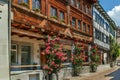 Street in Rapperswil, Switzerland Royalty Free Stock Photo