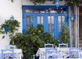 Street restaurant in Greece Royalty Free Stock Photo