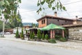Street restaurant in Koprivshtitsa, Bulgaria