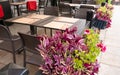 Street Restaurant Table, Empty Cafe Tables, Bar Terrace, Outdoor Restaurants, Outside Trattoria