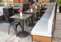 Street Restaurant Table, Empty Cafe Tables, Bar Terrace, Outdoor Restaurants, Outside Trattoria