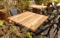 Street Restaurant Table, Empty Cafe Tables, Bar Terrace, Outdoor Restaurants, Outside Trattoria