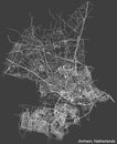 Street roads map of ARNHEM, NETHERLANDS