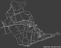 Street roads map of the BAASRODE COMMUNITY, DENDERMONDE