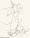 Street roads map of the CHIESANUOVA MUNICIPALITY