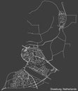 Street roads map of DOESBURG, NETHERLANDS