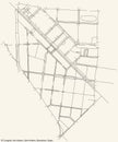 Street roads map of the El CongrÃÂ©s i els Indians neighbourhood of the Sant Andreu district