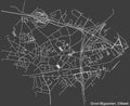Street roads map of the GROOT-BIJGAARDEN COMMUNE, DILBEEK