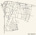 Street roads map of the HEER NEIGHBORHOOD, MAASTRICHT