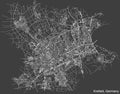 Street roads map of KREFELD, GERMANY