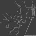 Street roads map of the MESPELARE COMMUNITY, DENDERMONDE