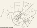 Street roads map of the NIEUWKERKEN-WAAS MUNICIPALITY, SINT-NIKLAAS