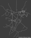 Street roads map of the SOULAIRE-ET-BOURG COMMUNE, ANGERS