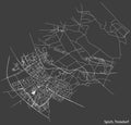 Street roads map of the SPICH DISTRICT, TROISDORF
