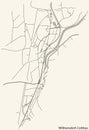 Street roads map of the WILLMERSDORF DISTRICT, COTTBUS