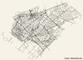 Street roads map of ZEIST, NETHERLANDS