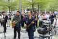 Street Rock Band Performing