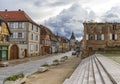 Street in Rosheim, Alsace, France