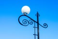 Street round lamps Royalty Free Stock Photo