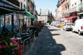 Street Rue de la Poterie in Vitre old town