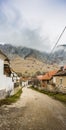 Street in rural Transylvanian village of Torocko, Rimetea