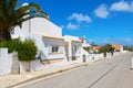 Street in Sagres, southern Algarve of Portugal Royalty Free Stock Photo