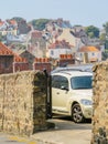 Street of Saint Peter Port, Bailiwick of Guernsey Royalty Free Stock Photo