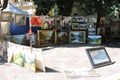 Street sale painted pictures, Ukraine