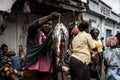 Street saleswoman in Angola - Soyo