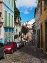 Street in Salvador, Bahia state, Brazil Royalty Free Stock Photo