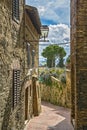 Street in San Gimignano, Italy Royalty Free Stock Photo