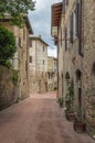 Street in San Gimignano, Italy Royalty Free Stock Photo