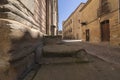 Street san Juan of the Cruz, Baeza, Spain Royalty Free Stock Photo