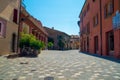 Street in Santarcangelo di Romagna Italy Royalty Free Stock Photo