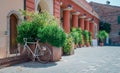 Street in Santarcangelo di Romagna Italy Royalty Free Stock Photo