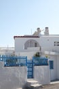 House on Santorini island