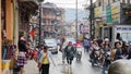 Street in Sapa village Vietnam