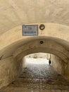 Street in the Sassi of Matera, Matera, Italy