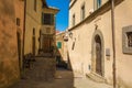 Street in Scansano in Tuscany, Italy Royalty Free Stock Photo