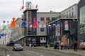 Street Scene in Akureyri - Northern Iceland